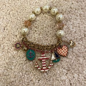 Betsey Johnson nautical bracelet
